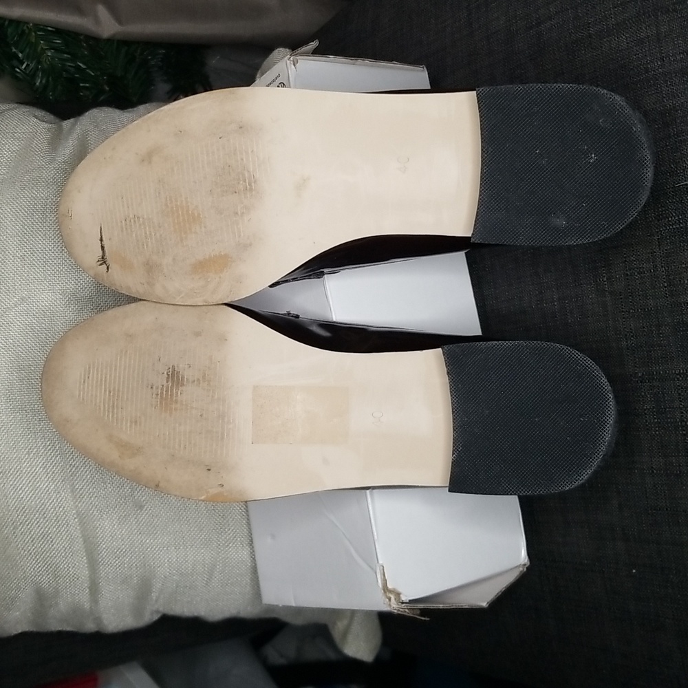 Womens H&M Burgundy loafers size 8.5 - Picture 8 of 10